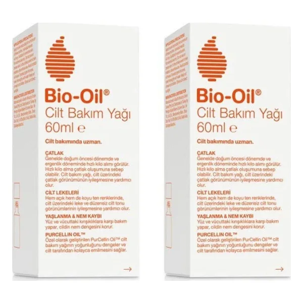 Bio-Oil Çatlak ve Leke Bakım Yağı 60 ml 2'li Paket