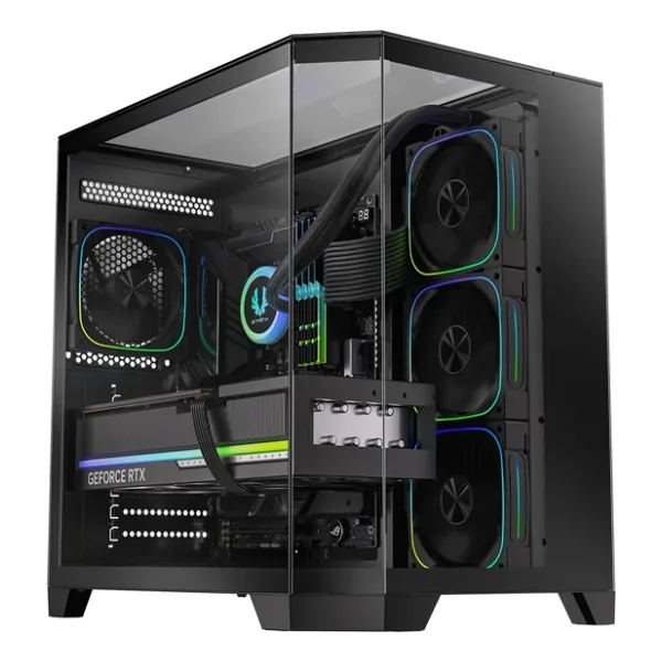 BitFenix P100 850W 80+ Bronze ATX 3.1 Tempered Glass FRGB Siyah ATX Mid Tower Kasa
