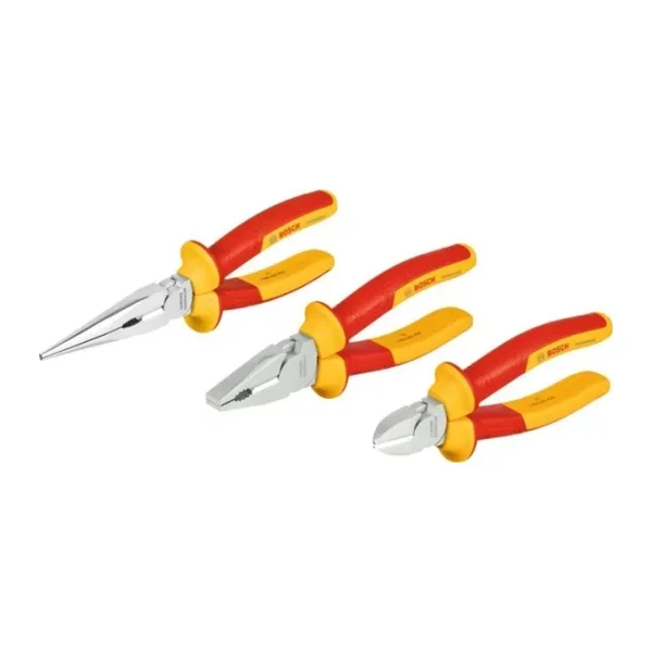 Bosch 1600A02NG0 VDE 3 parça Pense Seti