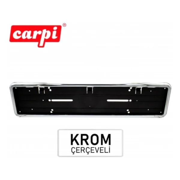 Carpi Hummer Tip Plakalik Yeni Nesil Tip Krom Cerceveli 1 Adet