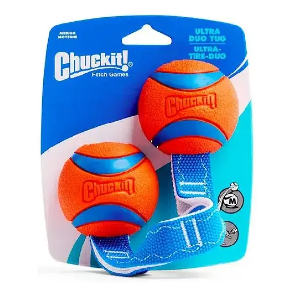 Chuckit Ultra Duo Tug Köpek Çekiştirme Oyun Topu Orta Boy 2li