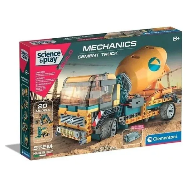 Clementoni Mekanik Laboratuvarı İnşaat Kamyonu 75083