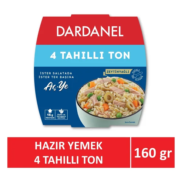 Dardanel Aç Ye 4 Tahıllı Ton 160 gr