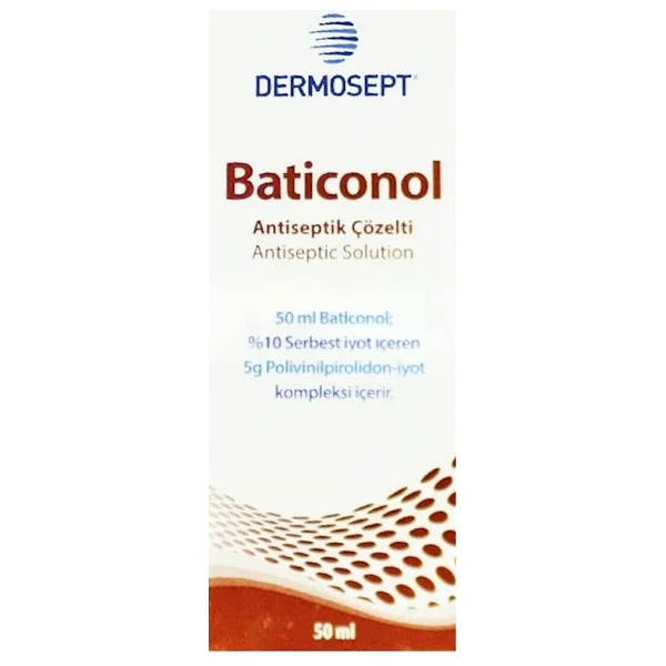 Dermosept Baticonol Antiseptik Çözelti 50 Ml