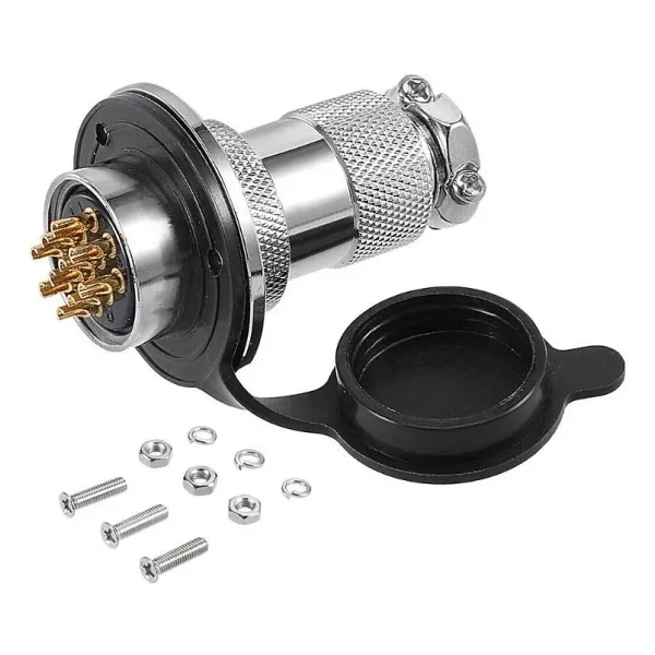 DF25 10 Pin 25mm Su Geçirmez Konnektör Takımı