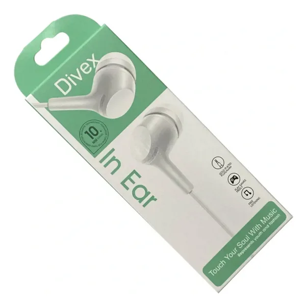 Divex Aux Stereo Kulakiçi Kulaklık Beyaz DH-270