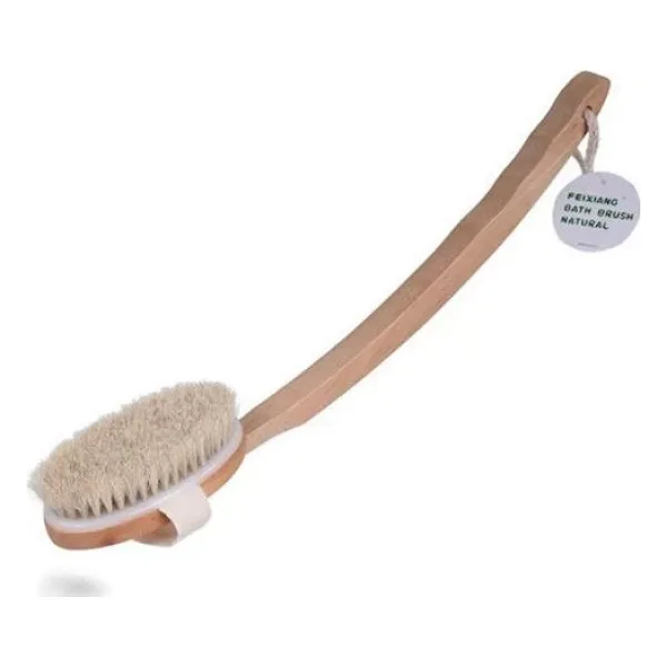 Duş Keyfi için Organik At Kılı Banyo Fırçası