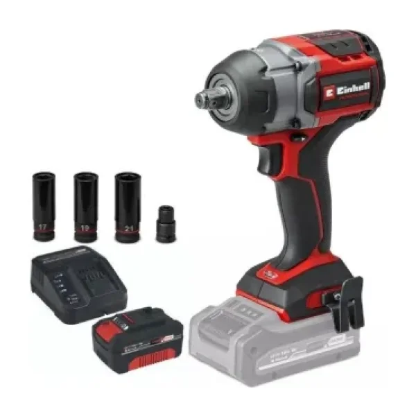 Einhell TP-CW 18/750-C Li BL Tek Akülü 4 Ah Darbeli Somun Sıkma Makinesi