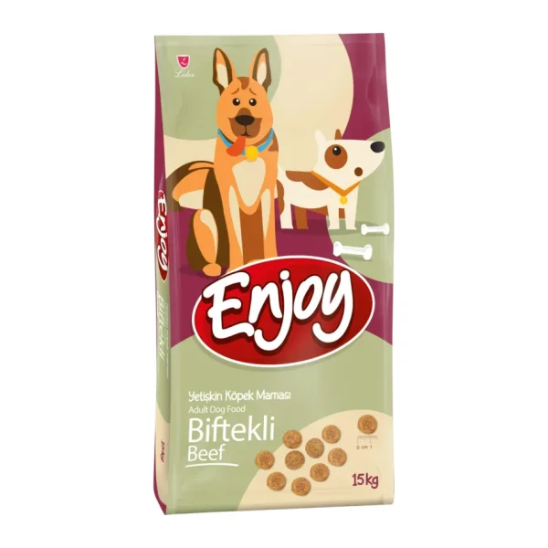 Enjoy Biftekli 15 kg Köpek Maması