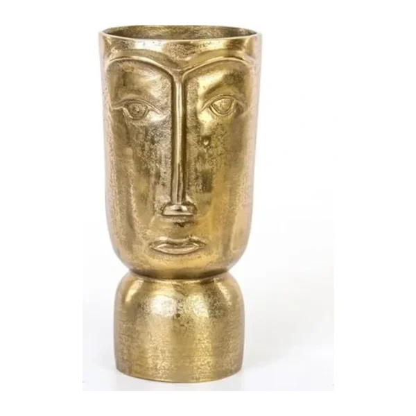 Euro Flora Metal Surat Vazo 16,5x37 Cm Dore