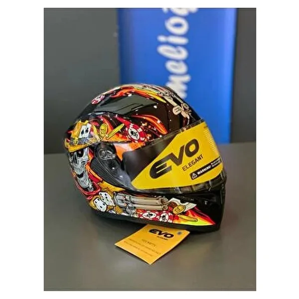 EVO ELEGANT Evo full face güneş vizörlü kask