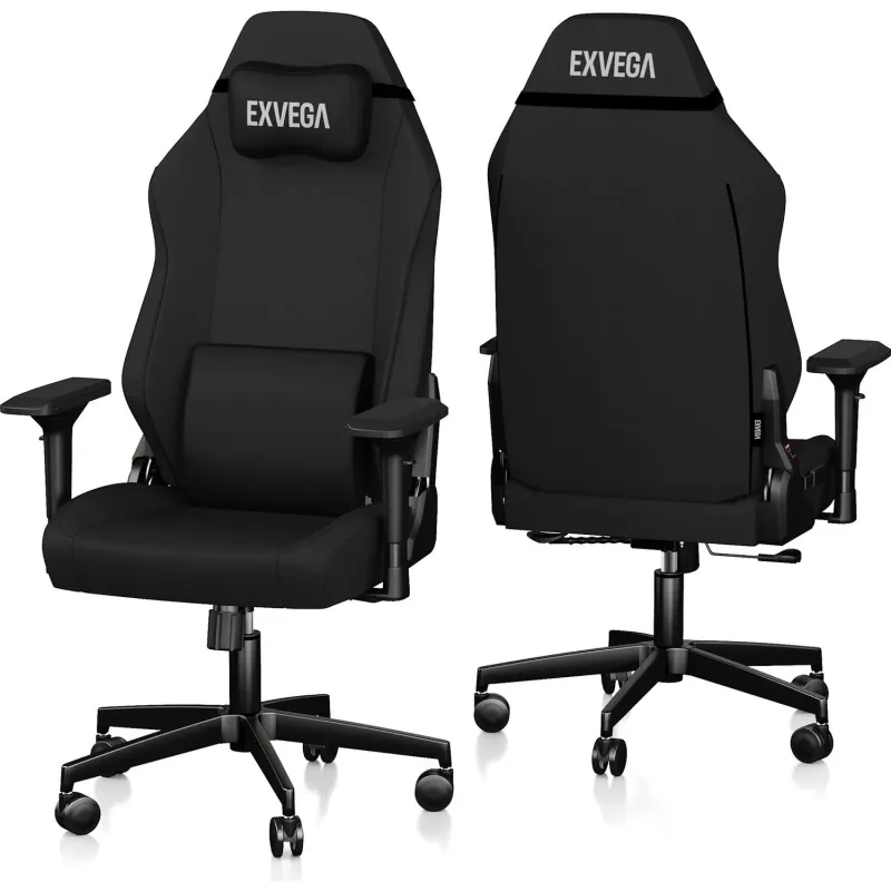 Exvega Pandora Black Kumaş Oyuncu Koltuğu