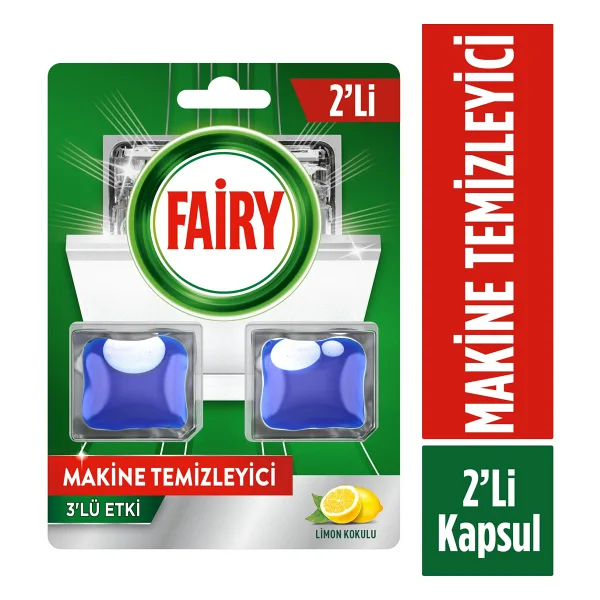 Fairy 2 Kapsül Bulaşık Makinesi Temizleyici Tablet