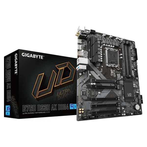 Gigabyte B760 DS3H AX Wi-Fi Intel LGA1700 DDR4 ATX Anakart