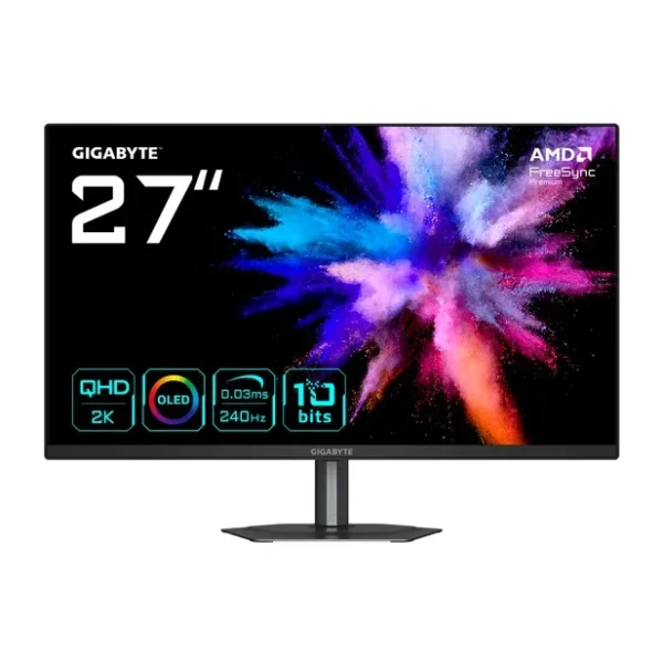 Gigabyte GO27Q24 27" 0.03 ms 2K Pivot 240 Hz OLED Oyuncu Monitörü