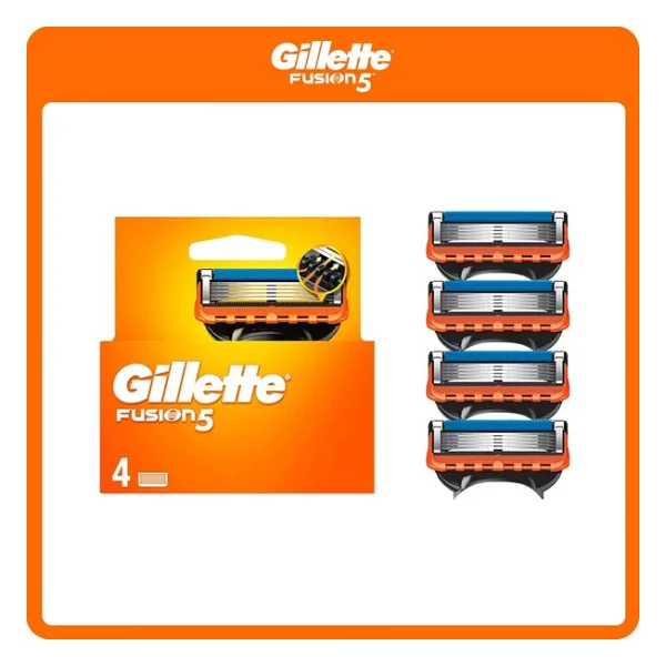 Gillette Fusion 4'lü Yedek Tıraş Bıçağı Kadınlar İçin Uzun Ömürlü ve Hassas Tıraş Deneyimi