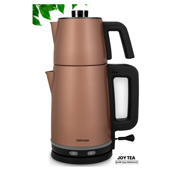 Goldmaster IN-6340 Joy Tea 2200 W Rose Gold Çelik Çay Makinesi