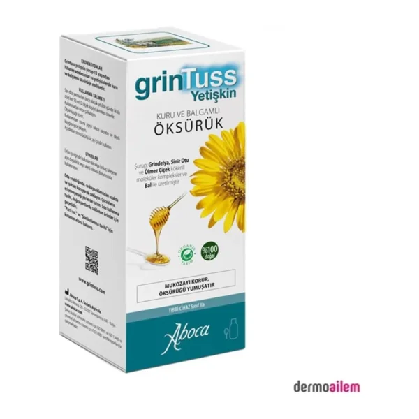 GrinTuss Yetişkin Öksürük Şurubu 128 gr