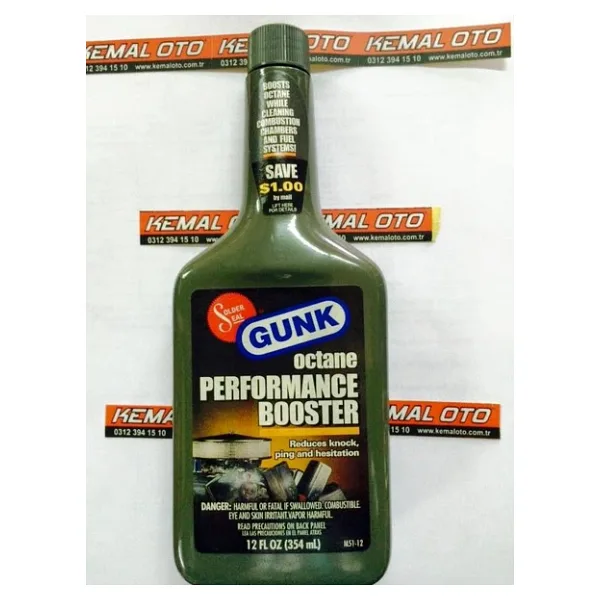 Gunk Benzin Oktan Artırıcı Performans Artırıcı