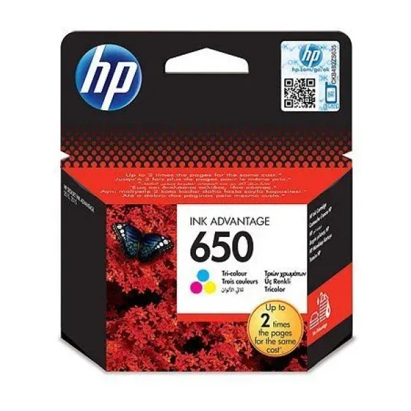 HP 650 CZ102AE Renkli Kartuş