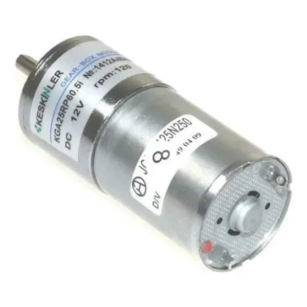KGA-25 12V 135Rpm Redüktörlü Dc Motor