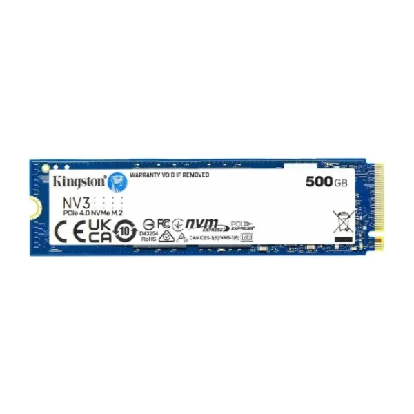 Kingston NV3 SNV3S/500G PCI-Express 4.0 500 GB M.2 SSD