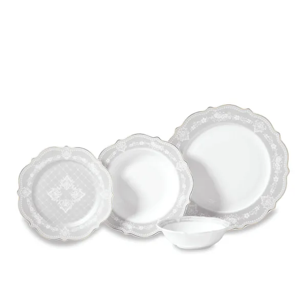 Korkmaz Eliza Collection A8272 60 Parça 12 Kişilik Yemek Takımı