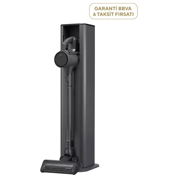 Lg Cordzero Otomatik Toz Boşaltma Özellikli Dikey Süpürge Gri Renk