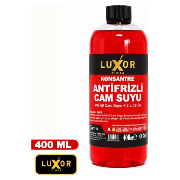 Luxor Kimya Antifrizli Konsantre Cam Suyu 400 ML