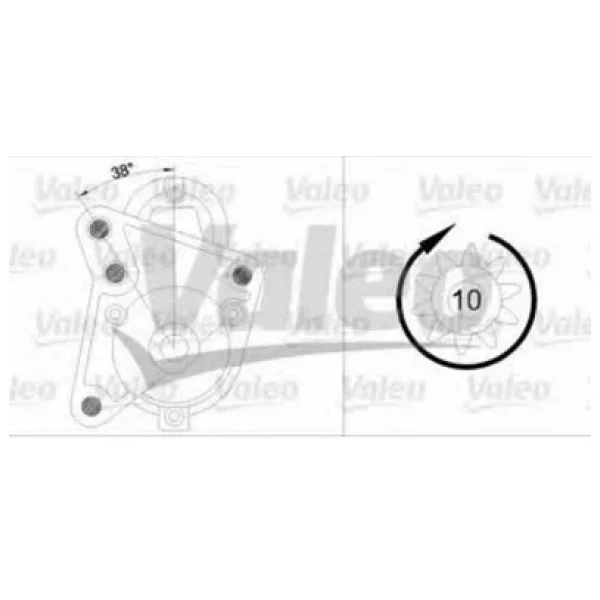 Marş Motoru Şanzuman R9-R19 Enj Mgn-Clıo-Lgn 10 Dş