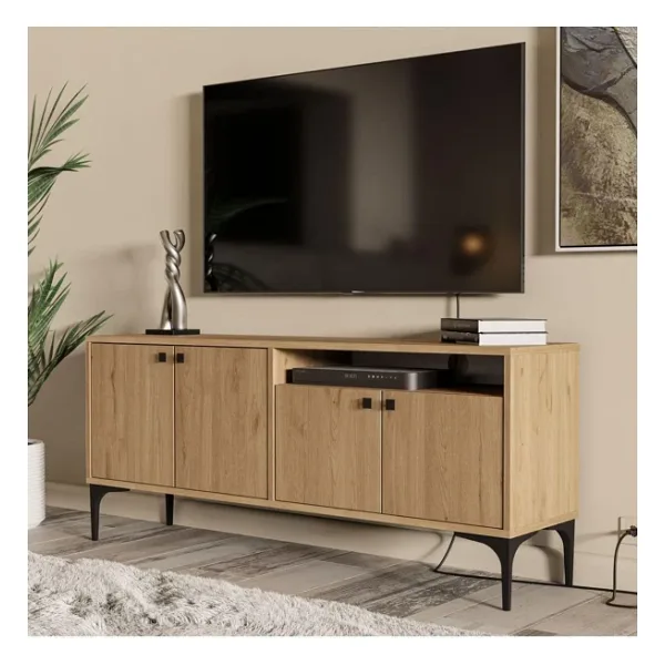 Mezza 1546 Artemis 139 Cm Tv Ünitesi Sepet Rengi