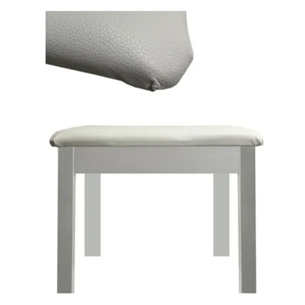 Midex TBX-144WH Beyaz Sandıklı Piyano Taburesi