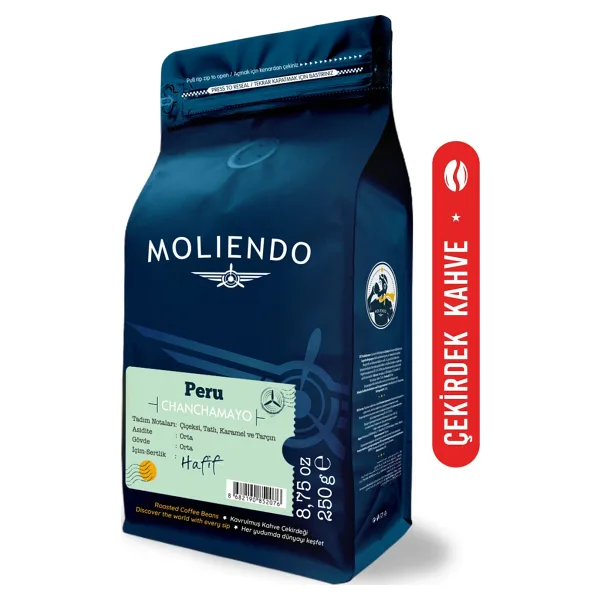 Moliendo Peru Chanchamayo Çekirdek Kahve 250 gr