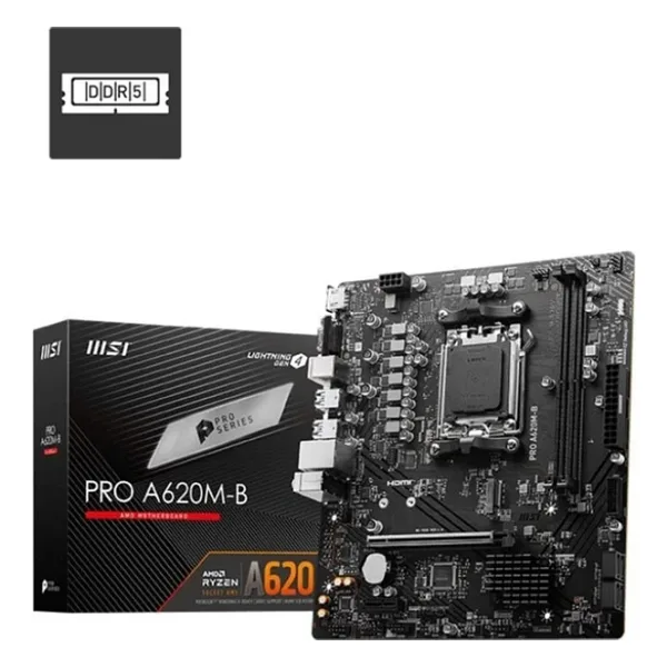 MSI Pro A620M-B AMD AM5 DDR5 Micro ATX Anakart