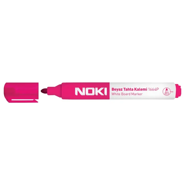 Noki 1664P Pembe Yuvarlak Uçlu Beyaz Tahta Kalemi