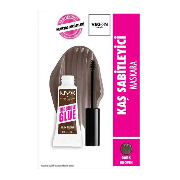 NYX Professional Makeup The Brow Glue Dark Brown Kaş Sabitleyici