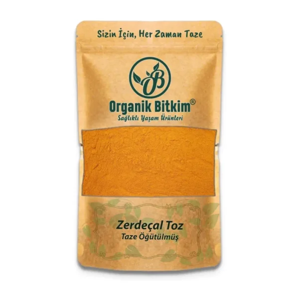 Organik Bitkim 250 gr Toz Zerdeçal