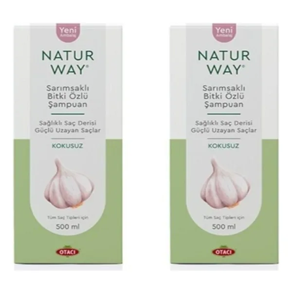 Otacı Naturway Sarımsaklı 500 ml 2 Adet Şampuan