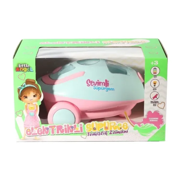 Oydaş Kutulu Pilli Neşeli Süpürge Büyük Boy - Pembe