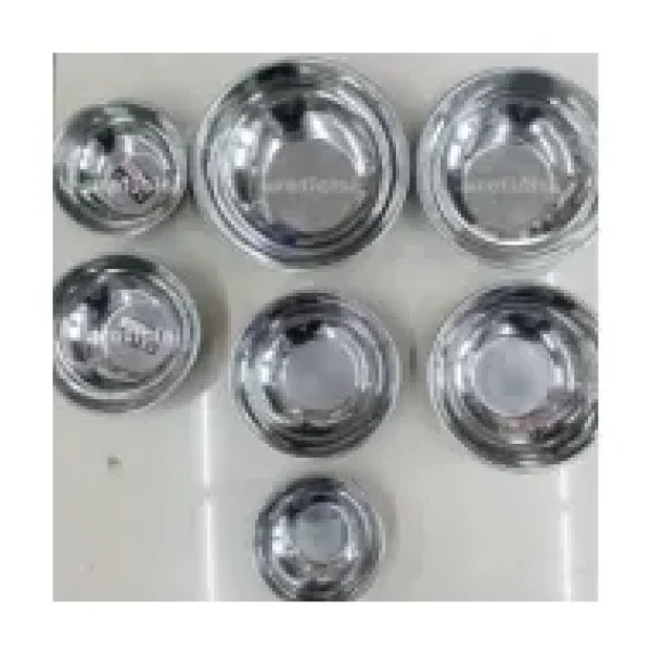 Paslanmaz Çelik Çorba Kasesi Üreticisi 1no 12X4CM Kromaj Kaplı Çok Amaçlı Çelik Kase Çelik Tas