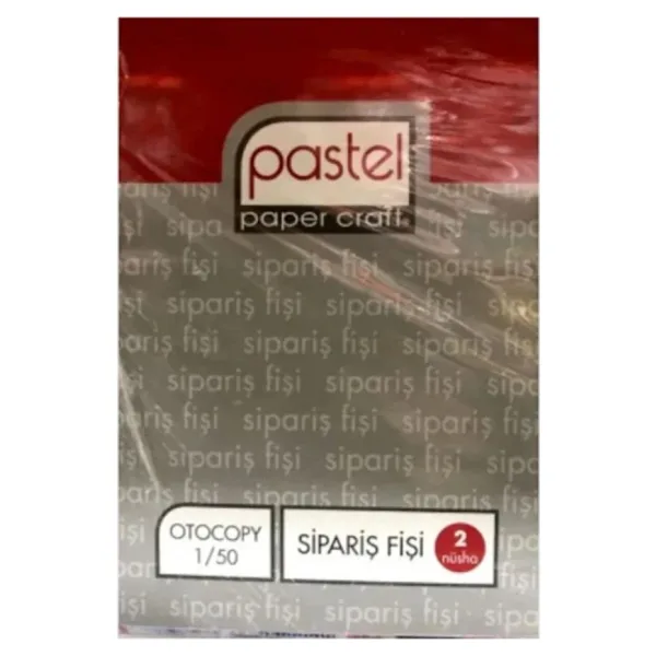 Pastel Otokopili Sipariş Fişi Küçük 1/50
