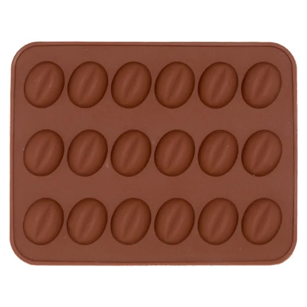PASTRY PLANET Silikon Çikolata Kalıbı Kahve Çekirdeği