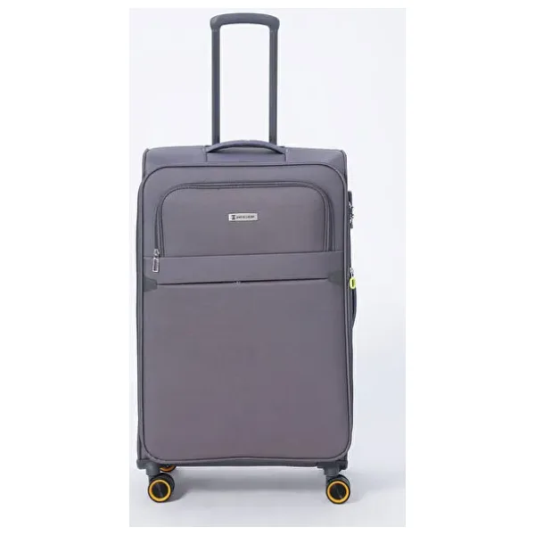 Pierre Cardin 04PC6000-01 Kumaş Antrasit Büyük Boy Valiz