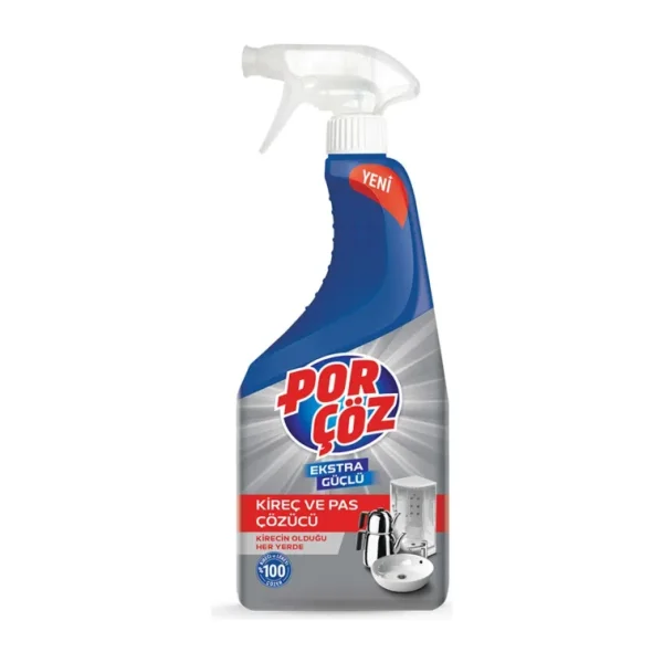 Porçöz Extra Güçlü Pas ve Kireç Çözücü Sprey 750 ml