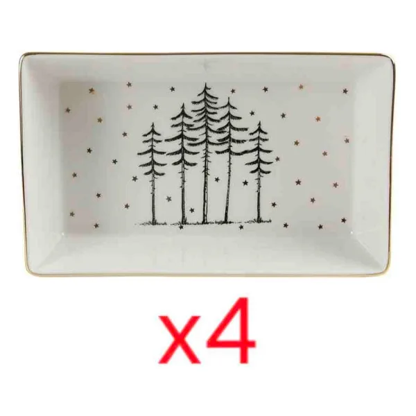 Porland Forest Kahvaltı Meze Tabağı 19 cm 4'lü