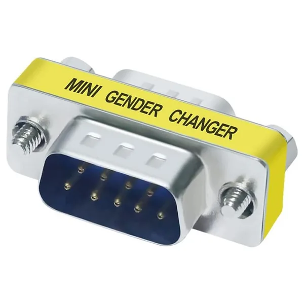 Powermaster Pm-5455 Db9 Rs232 Erkek-Erkek (M2m) 9 Pin Çevirici Ara Adaptör