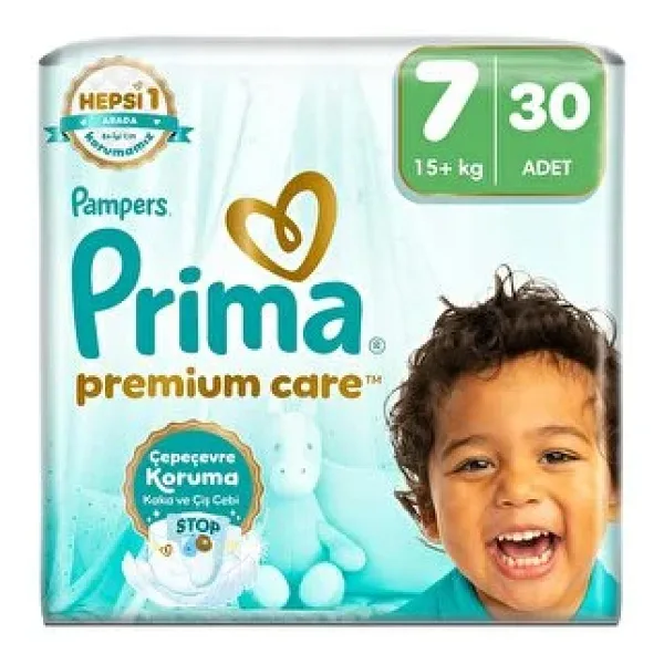 Prima Premium Care 7 Numara XX Large 30'lu Bebek Bezi
