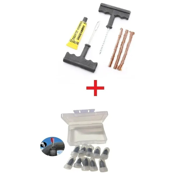 Safestore Lastik Tamir Kiti Fitil Atma Seti+ Lastik Tamir Kiti Kauçuk Vida Seti