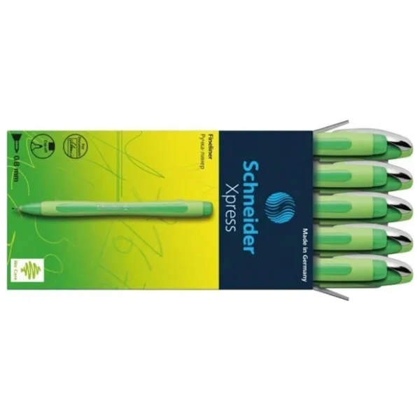 Schneider Xpress 10'lu Yeşil 0.8 mm Fiber Uçlu Kalem