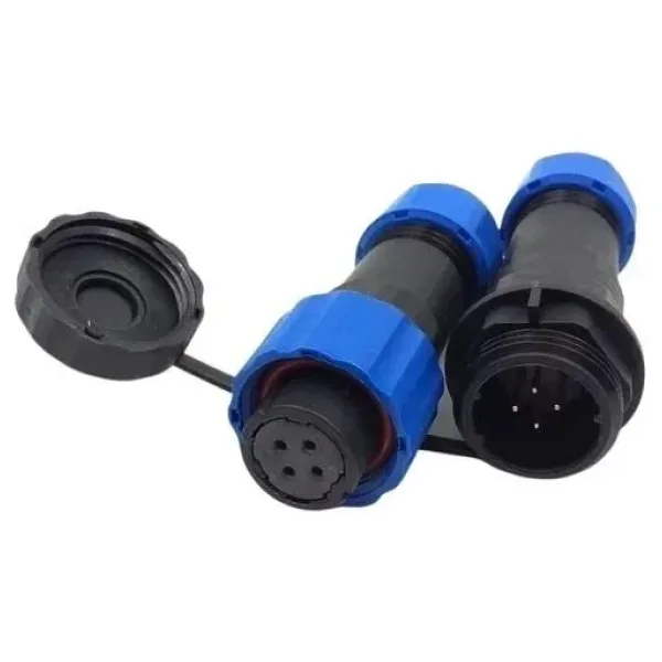 SD16 4 Pin 16mm Su Geçirmez Konnektör Takımı